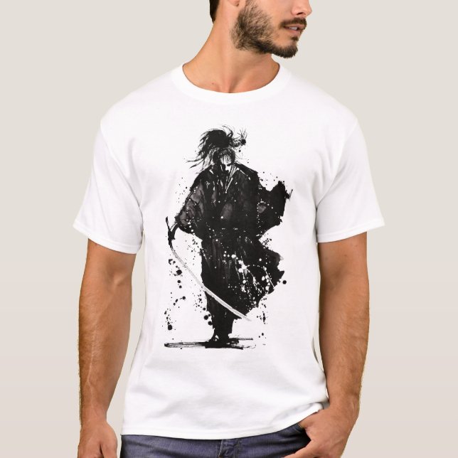 Camiseta Estilo samurai (Anverso)