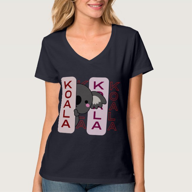 Camiseta Estilo sencillo y moderno Koala Australia (Anverso)