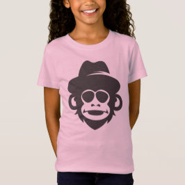 Camiseta Estilo simio al efecto de la fijación de límites:
