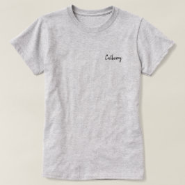 Camiseta estilo simple Catberry