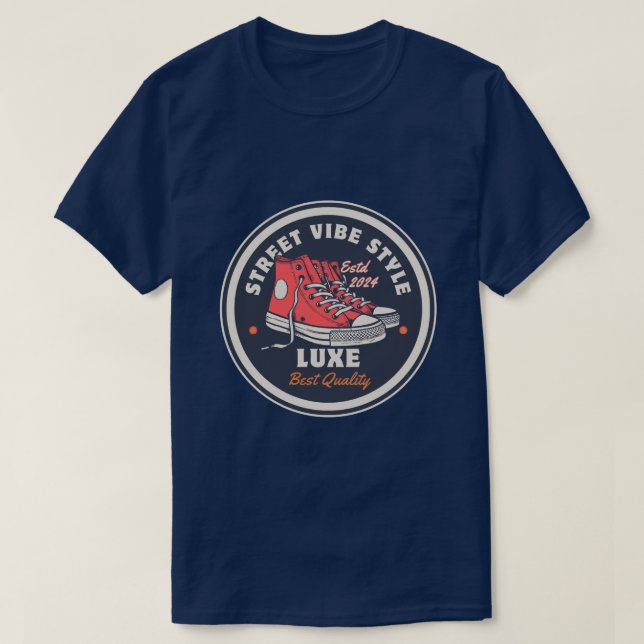 CAMISETA ESTILO STREET VIBE (Diseño del anverso)