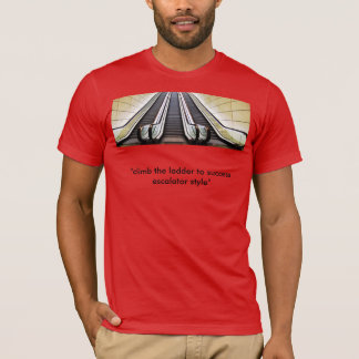 Camiseta Estilo T de la escalera móvil