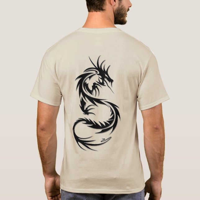 Camiseta estilo Tatto Dragon Trending (Reverso)