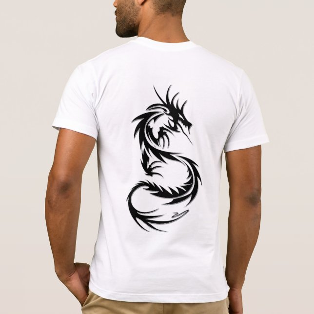 Camiseta estilo Tatto Dragon Trending (Reverso)