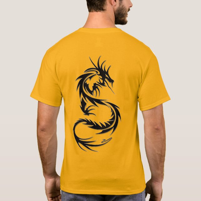 Camiseta estilo Tatto Dragon Trending (Reverso)