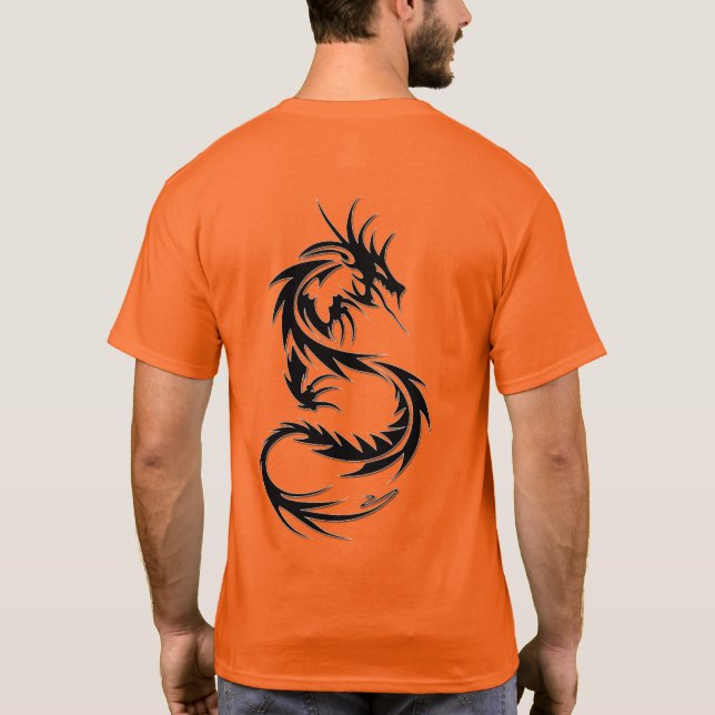 Camiseta estilo Tatto Dragon Trending (Reverso)