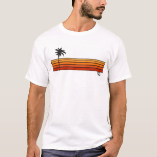 Camiseta Estilo temprano de la playa 80s del PB (bahía del