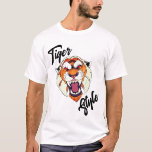 Camiseta Estilo Tigre