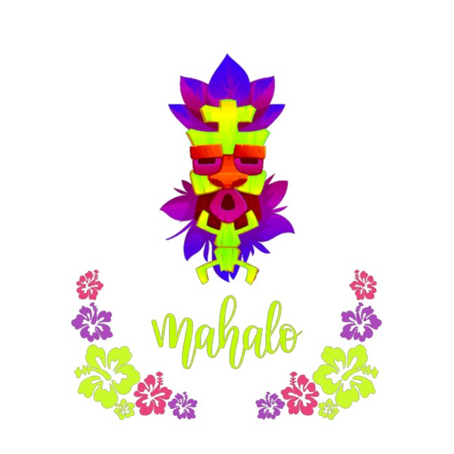 Camiseta Estilo tiki de Mahalo (Subido por el creador)