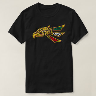 Camiseta Estilo Tribal de Águila Mexicana Hecho En México