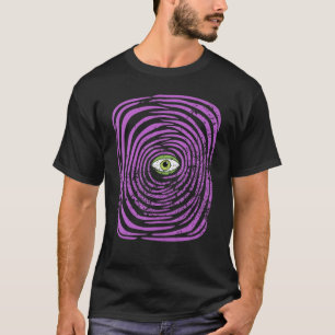 Camiseta Estilo Trippy Mesmerizing Monster Eye Graphic