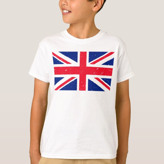 Camiseta Estilo Union Jack del Grunge (Anverso)