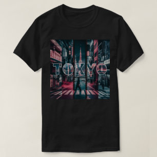Camiseta Estilo urbano de Tokio