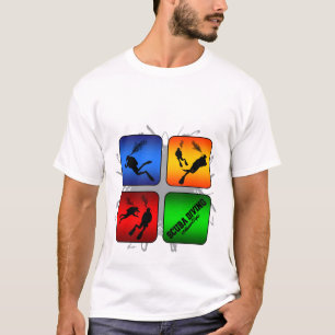 Camiseta Estilo urbano del buceo con escafandra asombroso