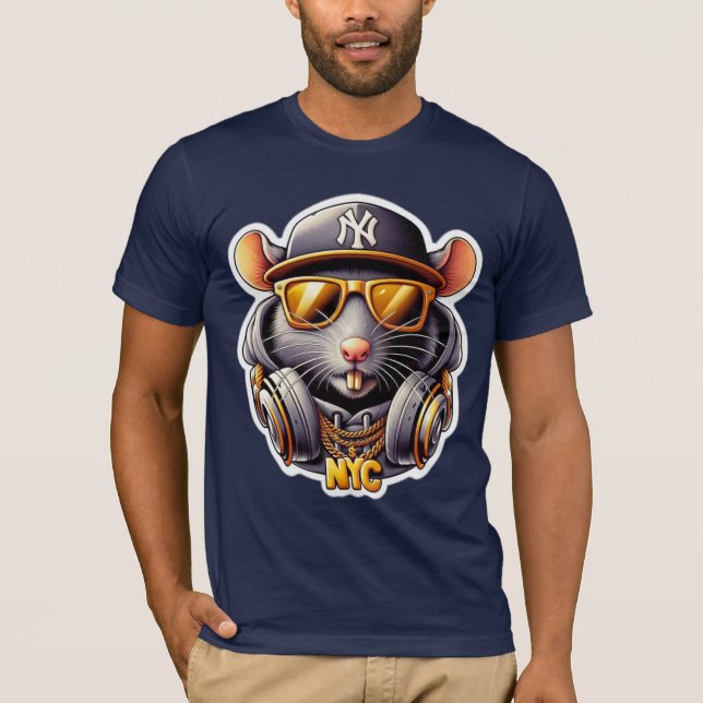 CAMISETA ESTILO URBANO RAT-NYC 2 (Anverso)