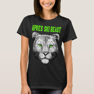 Camiseta Estilo Verde Apres Ski Snow Leopard