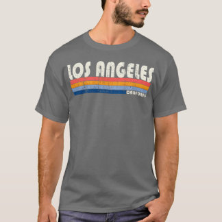 Camiseta Estilo vintage años 70 80 Los Ángeles Ca vintage