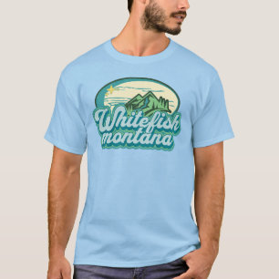 Camiseta Estilo Vintage Classic Whitefish Montana MT