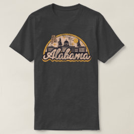 Camiseta Estilo Vintage de Alabama
