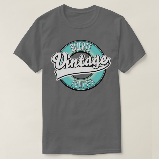 Camiseta Estilo vintage de Bizerte tunisia (Diseño del anverso)