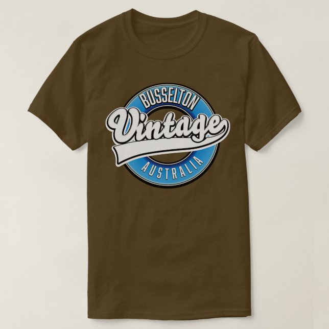 Camiseta Estilo vintage de Busselton australia (Diseño del anverso)