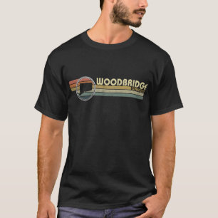 Camiseta Estilo vintage de la década de 1980 WOODBRIDGE, CT