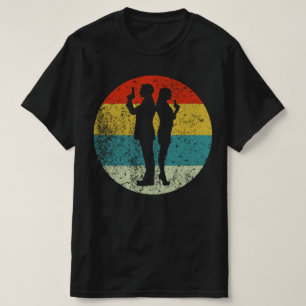 Camiseta estilo vintage de la pareja de policías secretos d