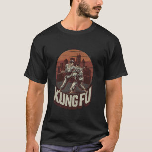 Camiseta Estilo vintage de las artes marciales retro kung f