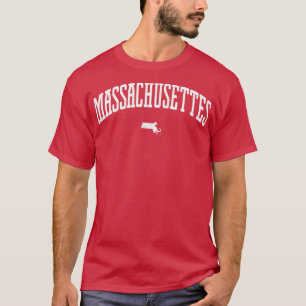 Camiseta Estilo vintage de Massachusetts