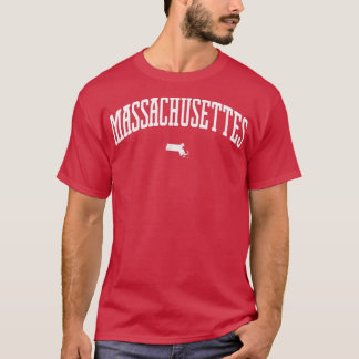Camiseta Estilo vintage de Massachusetts