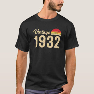Camiseta Estilo Vintage Nacido En 1932 T S Retro 90º Cumple