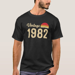 Camiseta Estilo Vintage Nacido En 1982 T S Retro 40º Cumple