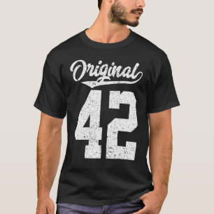 Camiseta Estilo Vintage Original De Es Mi Cumpleaños 42