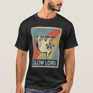 Camiseta Estilo vintage Slow Loris T Shirt