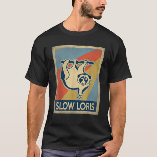 Camiseta Estilo vintage Slow Loris T Shirt