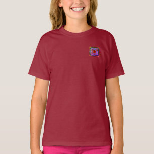 Camiseta estilo y diseño de niña