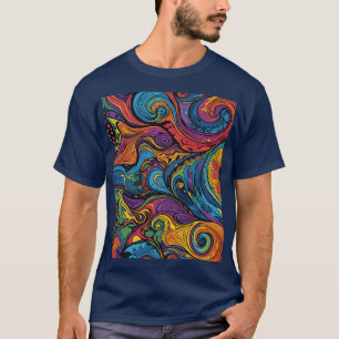 Camiseta Estilos de arte psicodélico