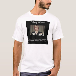 Camiseta Estilos de peinado de Hilary Clinton y titulares c