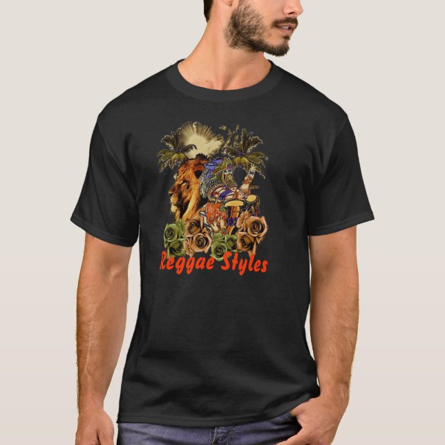 Camiseta Estilos del reggae (Anverso)