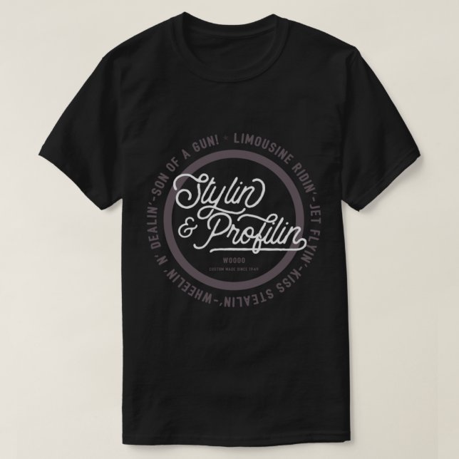 Camiseta Estilos y perfiles (Diseño del anverso)