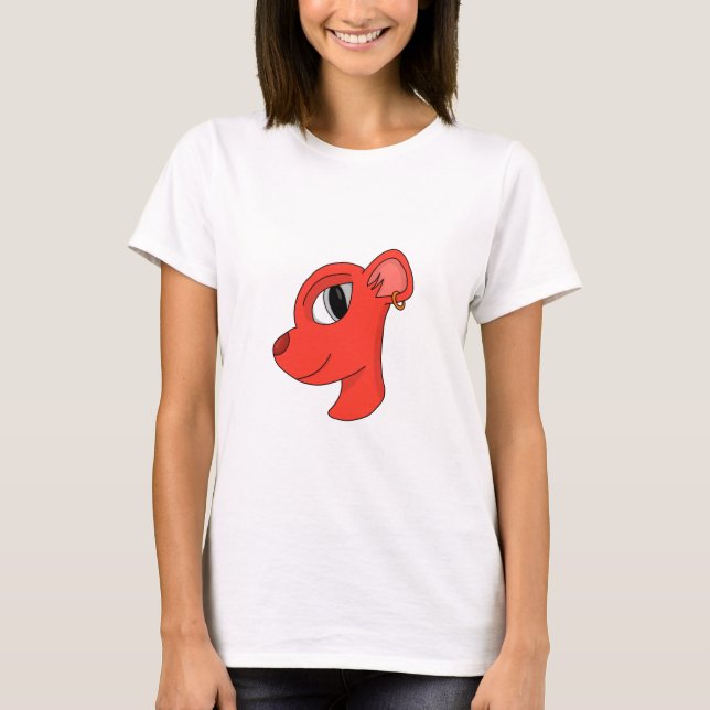 Camiseta Estiloso felino (Anverso)