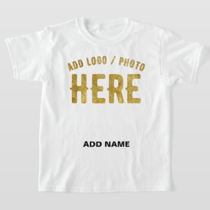 CAMISETA ESTILOSO MODERNO PERSONALIZABLE BLANCO VERIFICADO 