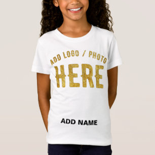 CAMISETA ESTILOSO MODERNO PERSONALIZABLE BLANCO VERIFICADO