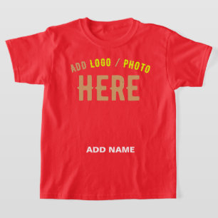 CAMISETA ESTILOSO MODERNO PERSONALIZADO ROJO PROFUNDO VERIF