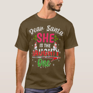 Camiseta Estimada Santa Ella es la hija de los Navidades re