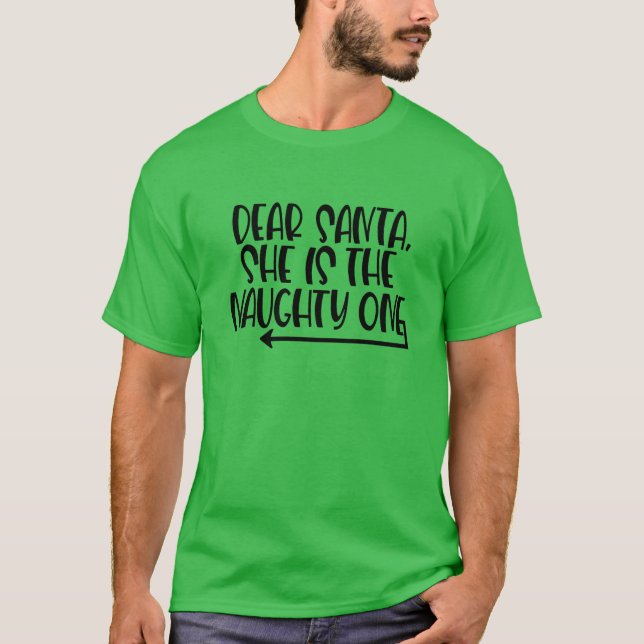Camiseta Estimada Santa Ella es la traviesa (Anverso)