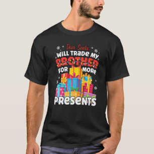 Camiseta Estimado amigo de Santa Will, hermano comercial qu