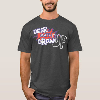 Camiseta estimado crecimiento matemático