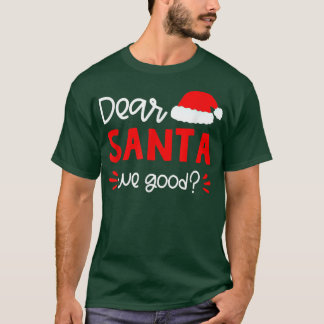 Camiseta Estimado Papá Noel Buena Familia Santa Hat coincid