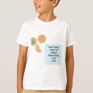 Camiseta Estimado Papá Noel - Por Favor Traiga Juguetes